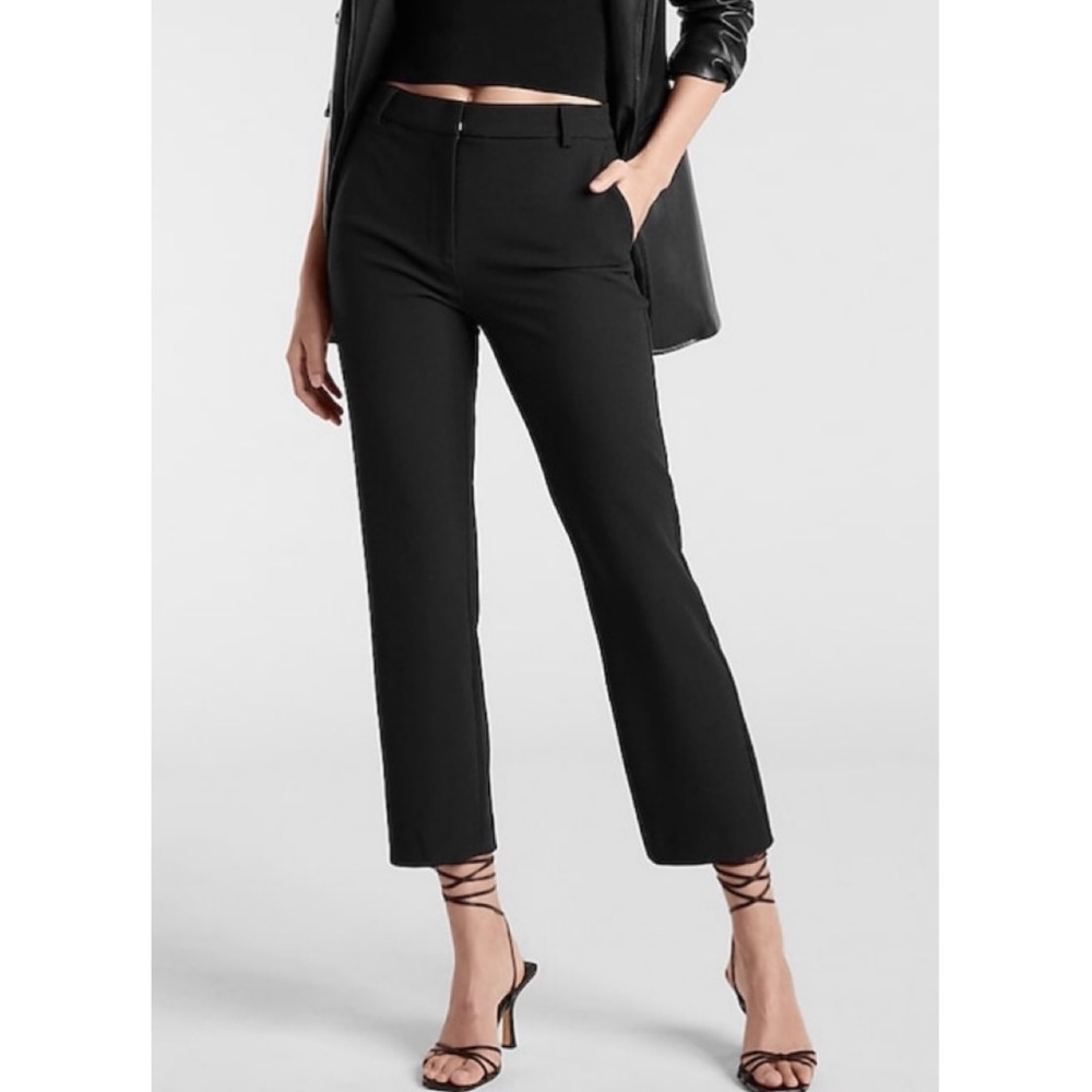High Waisted Supersoft Twill Slim Pant